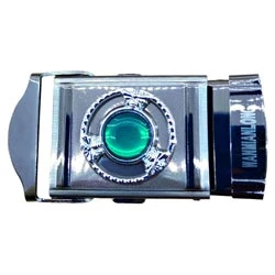 Shining Stone Buckle-Dark Silver color