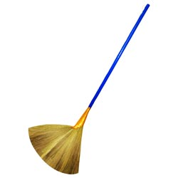 Fancy Brooms with Wooden Handle-Handle color may vary