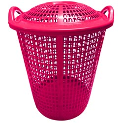 BIG SIZE Laundry Basket with cap and Hand Grip