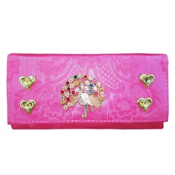 Ladies Wallet with mirror & 3 Compartments,3Zip Locks,Card Holder etc