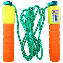 Soft Cushion Skipping Rope with Counter-Rope color may vary