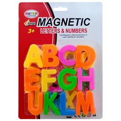 Kids MAGNETIC LETTERS,NUMBERS with MAGNETIC Grip