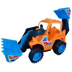 Small Size JCB toy for kids-BLUE/ORANGE