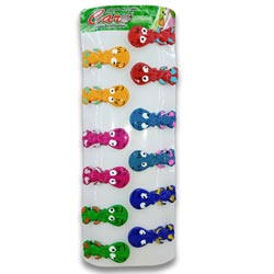 Mini Multicolor Hair Clips(6 pairs-model may slightly vary)