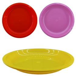 Plastic Food Serving Plate(shades may slightly vary)