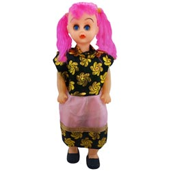 BIG SIZE Baby Girl Doll(H=39.5cm)-dress,hair color may vary