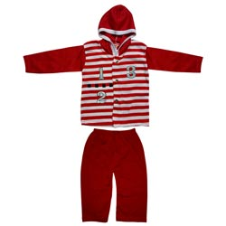 Boy Kid Set Dress with Hoody Top & Pant(Upto 1year)