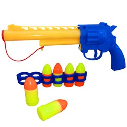 Gun Toy for Kids with 6 Bullets