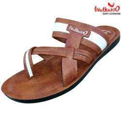 Walkaroo Double Color Men SOFT CUSHION Sandals(Art No:WG5460-Tan)