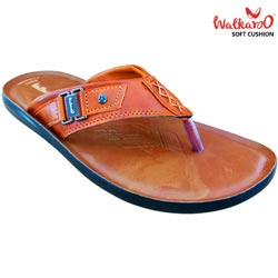 Walkaroo Men V-STRAP SOFT CUSHION sandals-TAN(Art No:WG5078)