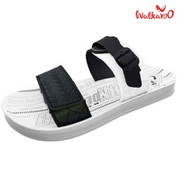 Walkaroo Boys Double Color Trending Sandals(Art No: WG5546 WHITE/BLACK)