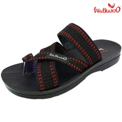 Walkaroo Rough Use Regular Chappals-(Art No:W1326 BLACK)