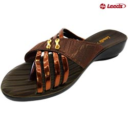 LEEDS Ladies Sandals for Regular,Function Use(Art No:1728-BROWN)