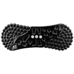 Fancy Hair Clip with Stones(1Pc-BLACK)