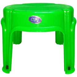 NYLON Premium Quality 4 Legs Bath Stool with Anti Skid Bushes