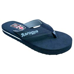 Aarogya ORTHO Soft Cushion Chappals-BLACK