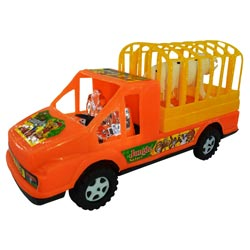 Motorised Zoo Animal Vehicle with Animal(L=20cm)