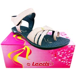 LEEDS Girls Backbelt Sandals(Art No:4912 PEACH color)