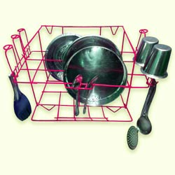 Kitchen Metal Vessels Holder-Vessels Stand(50*33*24cm)