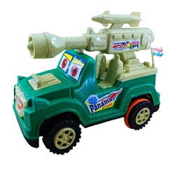 Military Misile Launcher Jeep(21.5*16.5*11cm)