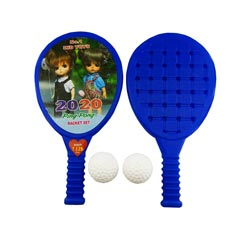 HARD PLASTIC Table Tennis Bat Set(2 Bats,2 Balls-for Kids,Adults)