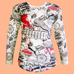 Boys Printed Full Sleeve Tshirt(XL-Lean Body Upto 20years)