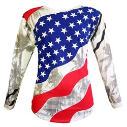 American Flag Boys Printed Full Sleeve Tshirt(XL-Lean Body Upto 20years)