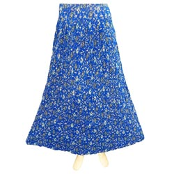 SOFT Spring Skirt-BLUE(XL,XXXL)