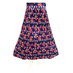 Girls Spring Skirt Flower Model(XXL-Blue)