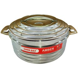 AMBER Stainless Steel Hot Pot 3pcs set(1000+1500+2500ml)