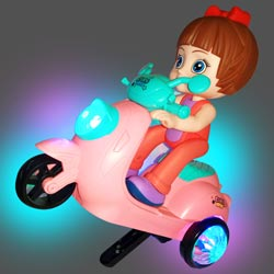 Dancing & Stunt Motorcycle with Sounds & Lights 22.5*22*11.5cm