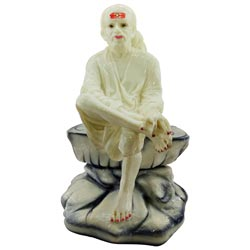 White Marble Saibaba Statue