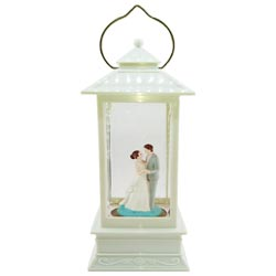 PREMIUM QUALITY White Marble Couple Showpiece with Light,Music