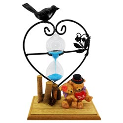 Hour Glass Wooden Showpiece