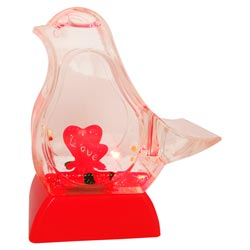 Glossy Bird Pen stand with Lightings