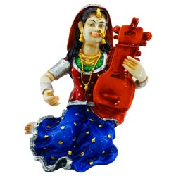 Meera with Veena Showpiece Perfect for House,Office etc