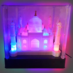 Tajmahal with Multicolor Lights Blinks showpiece