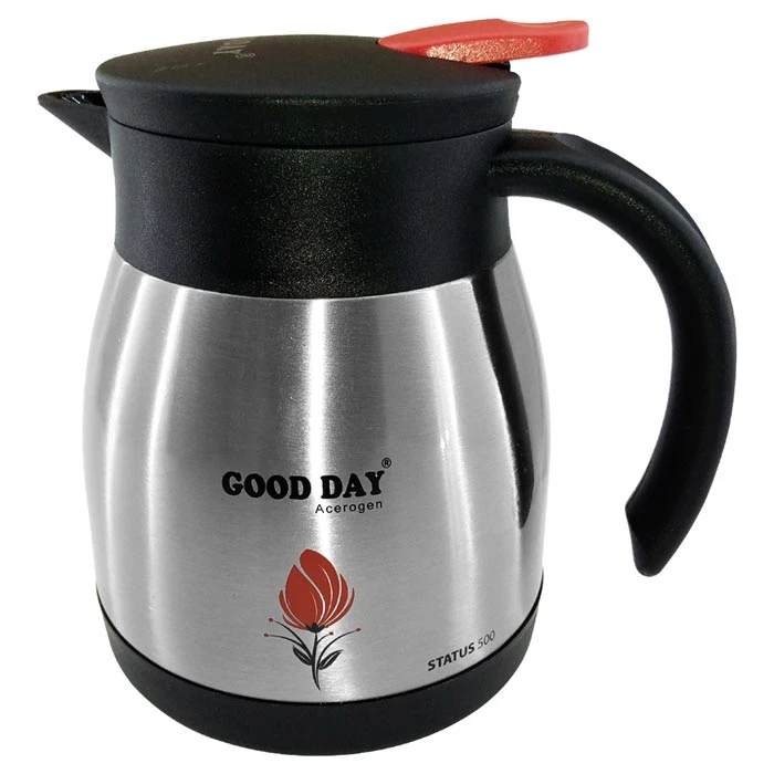 GOOD DAY Status 500 S.S.vacuum tea pot with 3Layer Protection-500ml