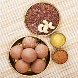 Red rice laddu(180gm/6Pcs)