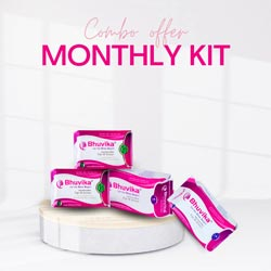 Organic Sanitary Napkin Monthly Kit