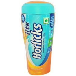 Lite Horlicks for Active Adults Badam Flavour-450gm Jar