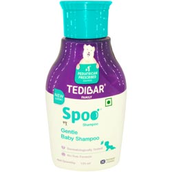 Tedibar Family Dermatologically Tested Spoo Gentle Baby Shampoo-125ml