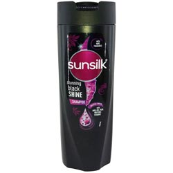 Sunsilk Stunning Black Shampoo,Active Mix with Amla oil,Pearl Protein Vitamin E