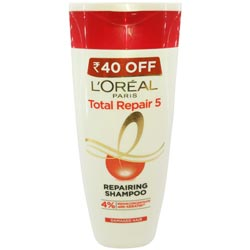 L'OREAL Paris Total Repair 5 Shampoo for Damaged Hair-180ml