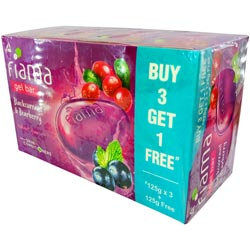 Fiama BUY 3 GET 1 FREE Gel Bar Blackcurrant & Bearberry Radiant Glow-500gm