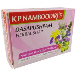 KP Namboothiri's Dasapushpam Herbal Soap Ten Flower Infusion-75gm