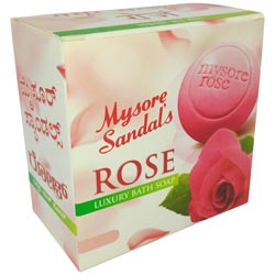 Mysore Sandal Rose Luxury Bath Soap-150gm