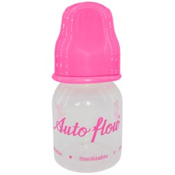 Auto Flow Tourist Feeding Bottle with Sipper & Silicone Nipple-60ml