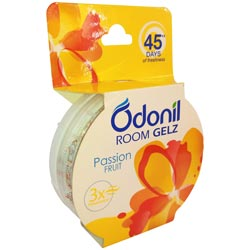 Odonil Room Gelz 45 Days of freshness passion Fruit 3X Fragrance-75gm