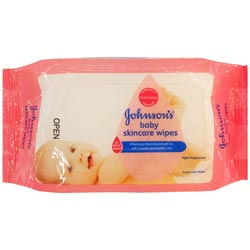 Johnson's Baby Skincare Wipes Light Fragrance 20 Units (20cm*14cm)